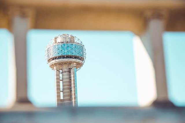 Reunion Tower in Dallas Texas
