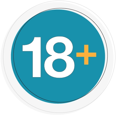 18 years or older icon