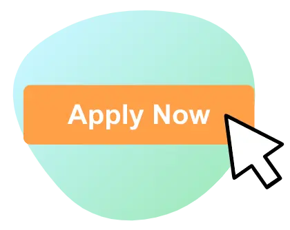 Apply Now button in front of a green blob